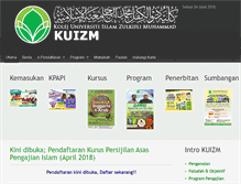 Tablet Screenshot of kuizm.org